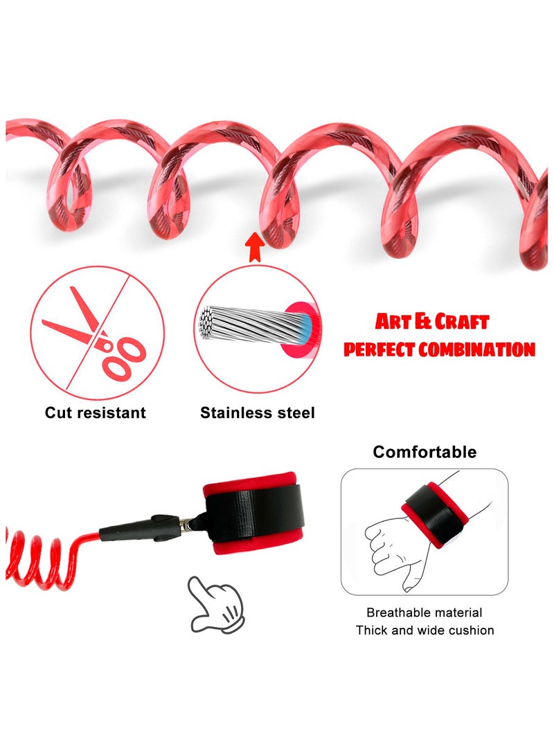 FRUITFUL PARTY Mickey Mouse Toddler Leash, Child Harnesses and Leashes Toddler Leash Wrist Keychain and Cartoon Sticker for Different Needs - Image 4