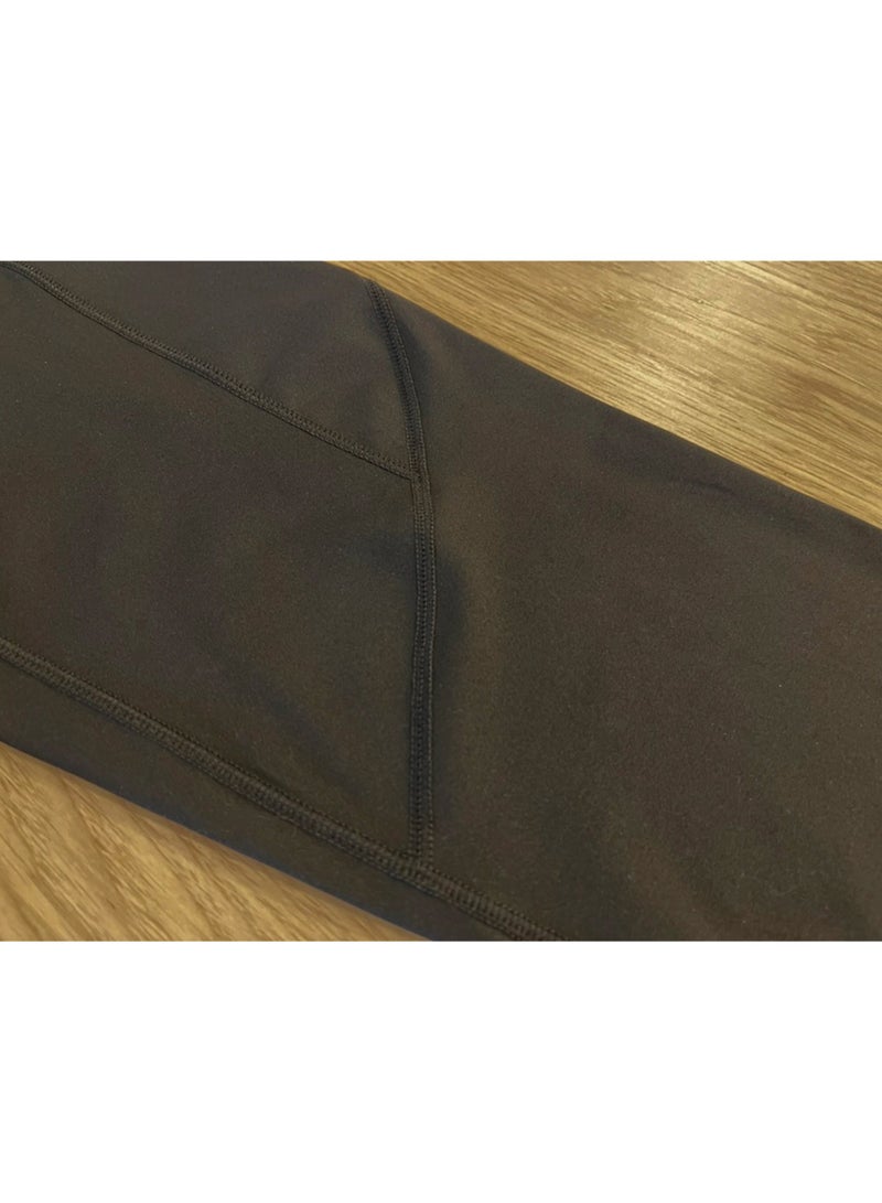 SOLOBUY Fitness Leggings High Waist Pockets Breathable 1 Piece - Image 5
