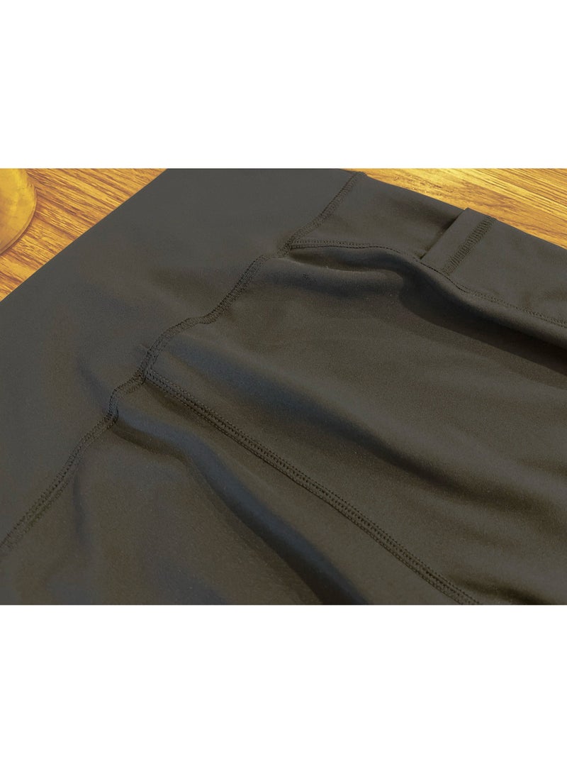 SOLOBUY Fitness Leggings High Waist Pockets Breathable 1 Piece - Image 3