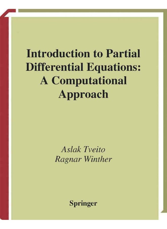 Introduction to Partial Differential Equations: A Computational Approach 