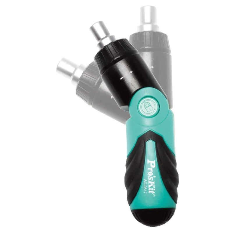 Proskit SD9817 Steel 6 in 1 Ratchet Screwdriver Set Multicolour - Image 3