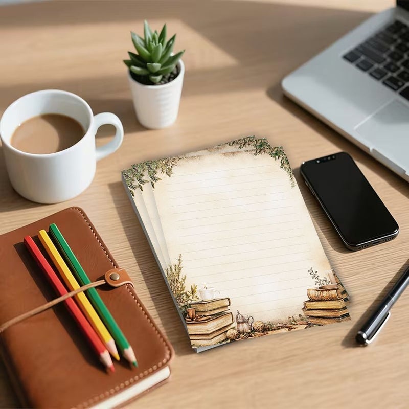 30pcs Vintage Writing Paper Lined Letter Notepads for Journaling Aesthetic Stationery - Image 3