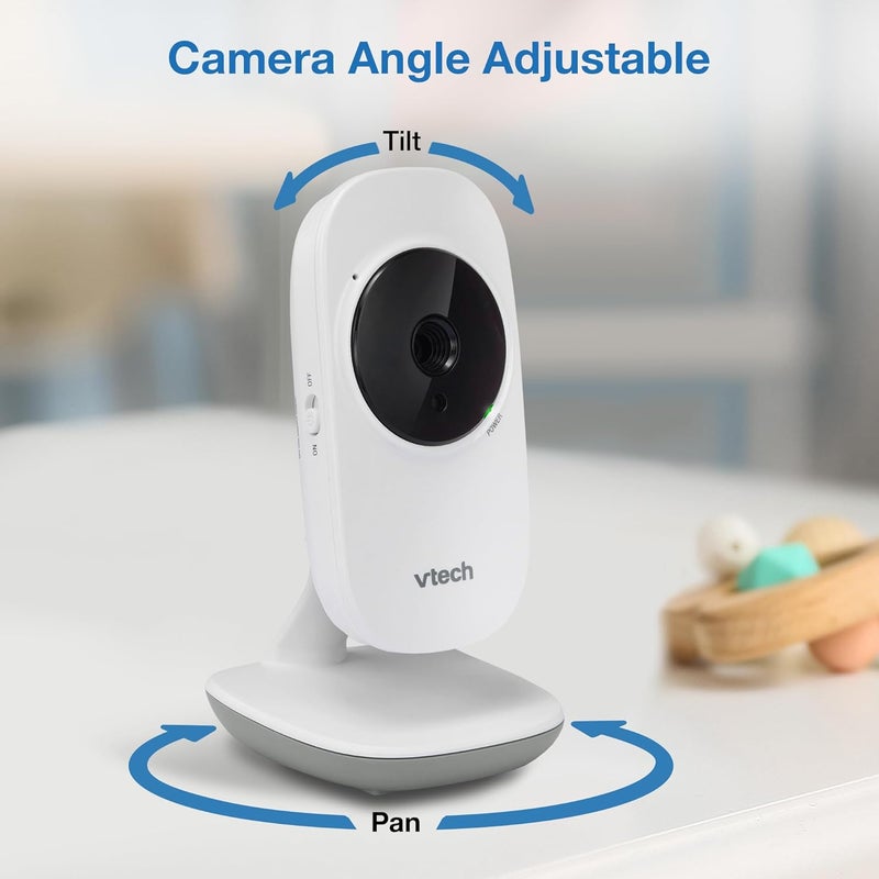 في تك VM819 مراقبة الطفل ، شاشة 2.8 ، رؤية ليلية ، صوت ثنائي الاتجاه ، مستشعر درجة الحرارة والهدايا ، نقل آمن لا واي فاي - Image 4