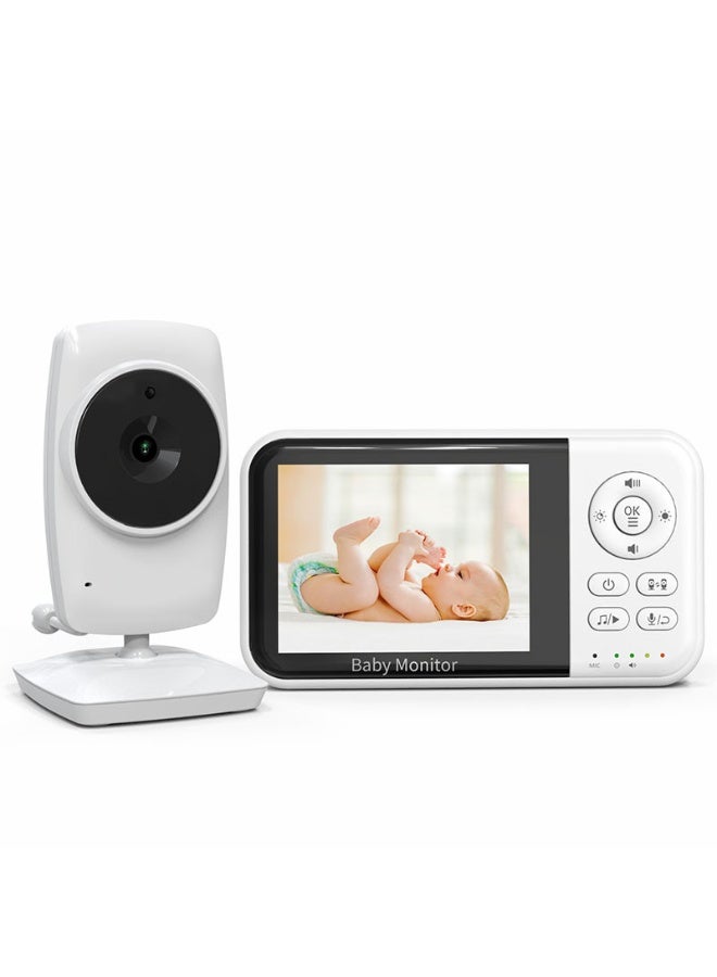 vtech VM819 Baby Monitor, 2.8 Screen, Night Vision, 2-Way Audio, Temperature Sensor and Lullabies, Secure Transmission No WiFi - Image 1