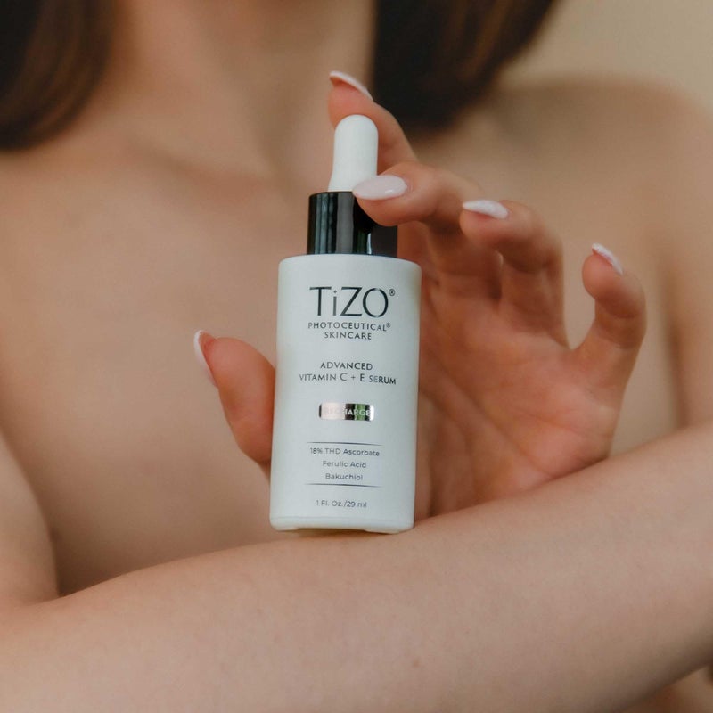 TiZO Photoceutical Advanced Vitamin C + E Serum with Ferulic Acid and Bakuchiol - Image 3