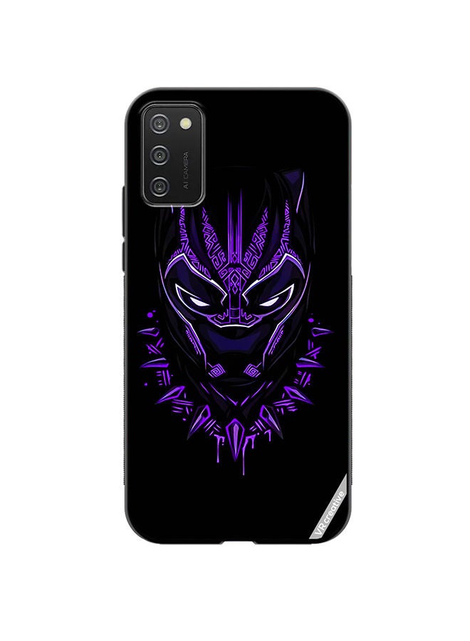 VR CREATIVE Protective Case Cover For Samsung Galaxy A02s Black Panther Design Multicolour - Image 1