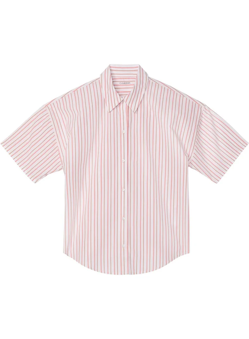 Calvin Klein  Cotton Poplin Pyjama Button-Down Shirt for Women | Best Price UAE
