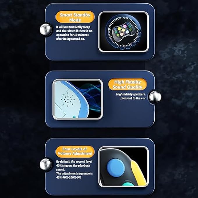 5 MODES HANDHELD GAME FOR KIDS ALDULT, POP IT FAST QUICK PUSH BUTTON POPPER POPPET GAME, PUSH POP GAME IT FIDGET TOYS, ELECTRIC MUSIC TOYS, WHACK A MOLE PUZZLE GAME MACHINE FOR BIRTHDAY GIFTS - Image 4