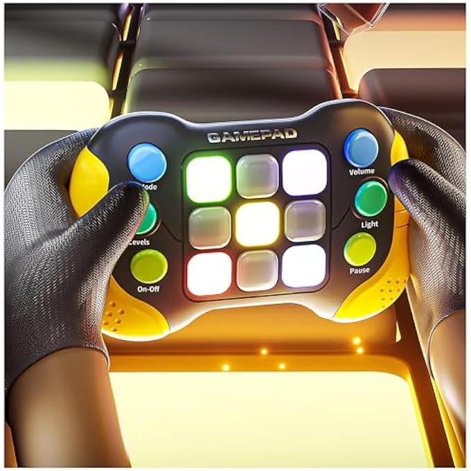 5 MODES HANDHELD GAME FOR KIDS ALDULT, POP IT FAST QUICK PUSH BUTTON POPPER POPPET GAME, PUSH POP GAME IT FIDGET TOYS, ELECTRIC MUSIC TOYS, WHACK A MOLE PUZZLE GAME MACHINE FOR BIRTHDAY GIFTS - Image 1