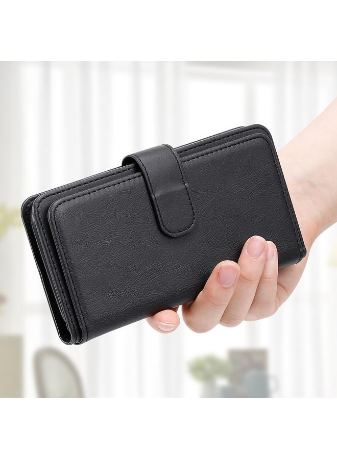 S-TOP Case For Motorola Moto G85 Multi-Function Wallet 10 Card Slots Leather Phone Case - Image 2