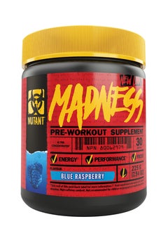 Mutant Madness Pre-workout 225g (7.94 oz) - Blue Raspberry 