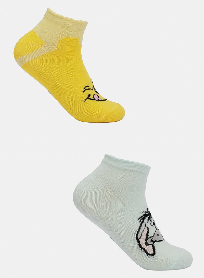 Carina Cookies Girly Cartoon Socks - 2 Pairs - Image 1