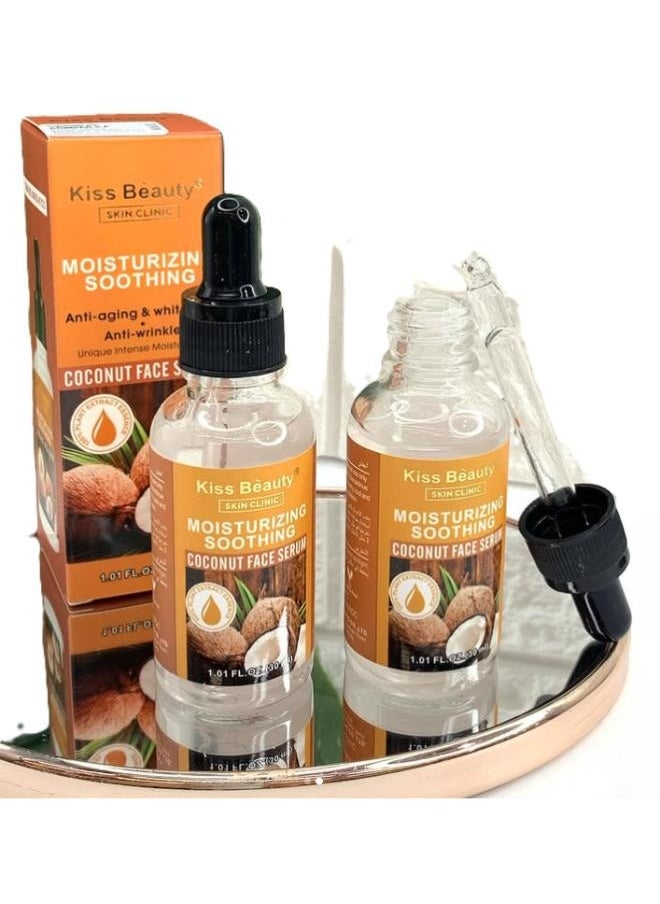 Kiss Beauty - Kiss Beauty Coconut Face Serum, Anti-Aging, Anti-Wrinkle, and Whitening 30ml - Image 1