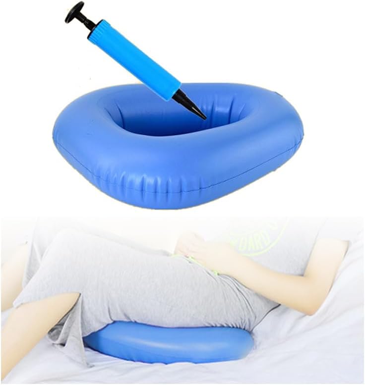 Inflatable Bedpan for Adults - Blue