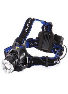 ANYM ANYM High Power Headlamp Super Bright Light Rechargeable Waterproof Flashlight with Zoomable Work Hard Hat for Camping Hiking Outdoors  - Image 1