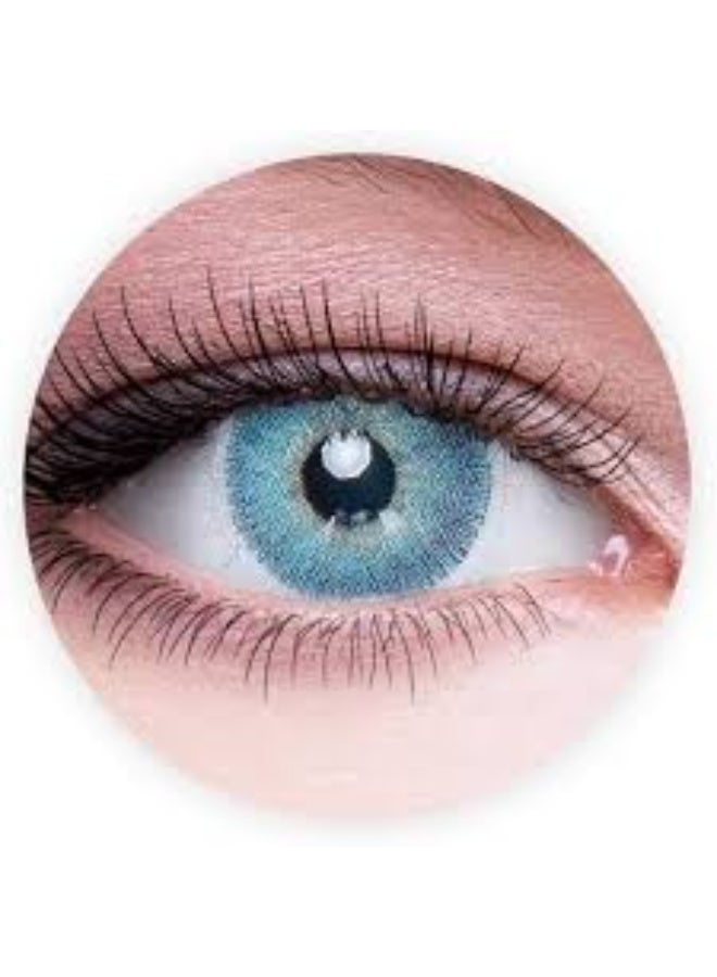Blue daily contact lenses #22