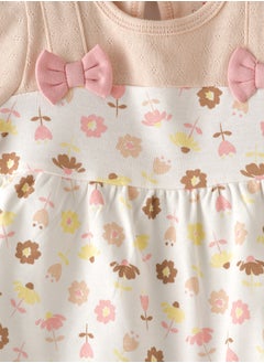 Elegant Kids Tiny Explorer's Gear: Girls' Breezy Tee & Diaper Cover Set Playful Style & Comfy Changes  - Image 3
