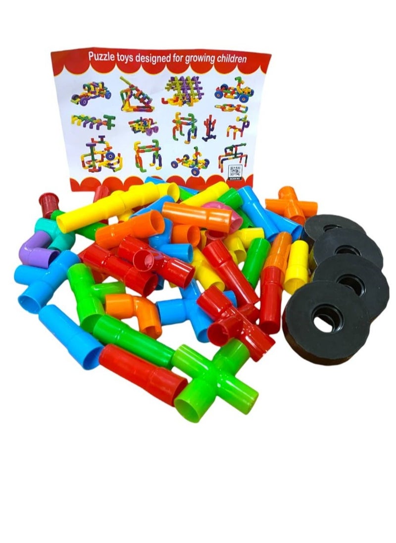 Alsafwa Little Innovator - Fun and entertaining games for kids - building blocks shapes 
