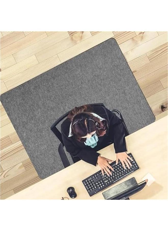 TRASSLE Office Chair Mat for Rolling Chairs Large Anti-Slip-Recyclable Material Computer Chair Mat Rug for Office/Home  - Image 1