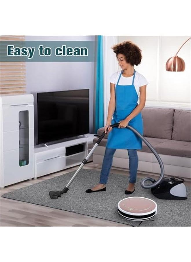 TRASSLE Office Chair Mat for Rolling Chairs Large Anti-Slip-Recyclable Material Computer Chair Mat Rug for Office/Home  - Image 4