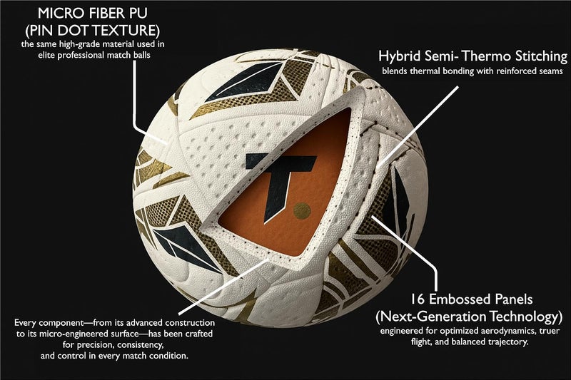 Tekkerz Soccer Ball - Club Ball (4) - Image 2