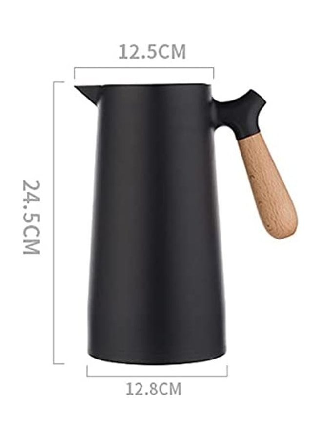 إسكدنيا ترمس دريم حراري للقهوة بجدار مزدوج مفرغ من الهواء بتصميم دورق أسود/بني - Image 2