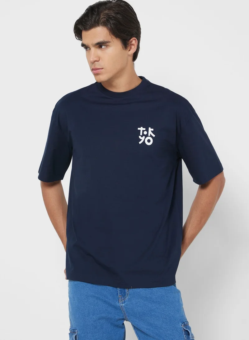 Seventy Five Casual Oversized T-Shirt