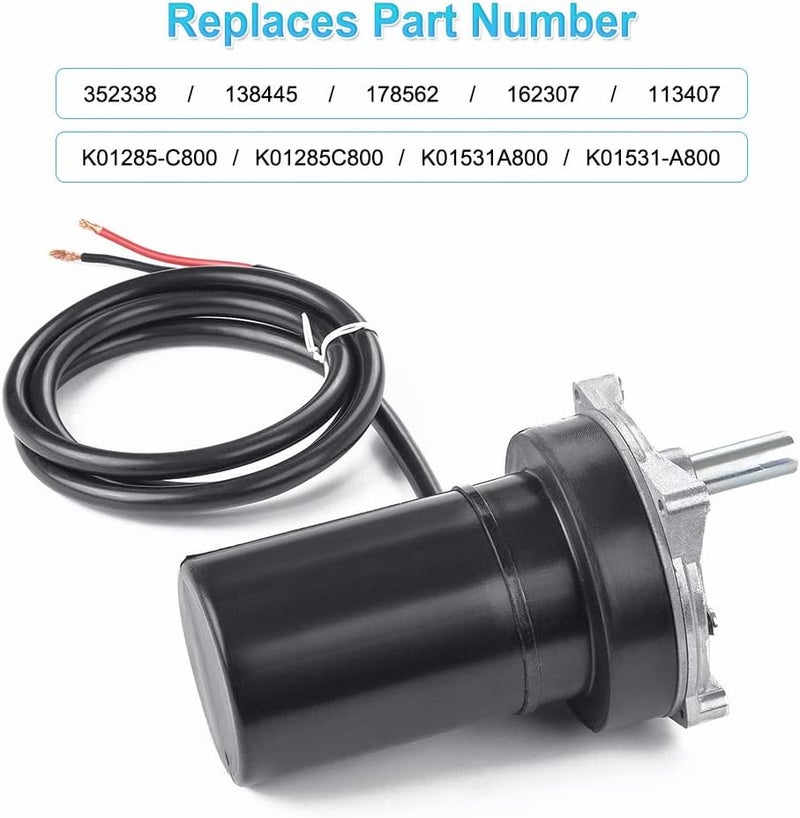 JDMON RV Electric Rear Stabilizer Jack Motor - Compatible with Multiple Part Numbers - Image 3