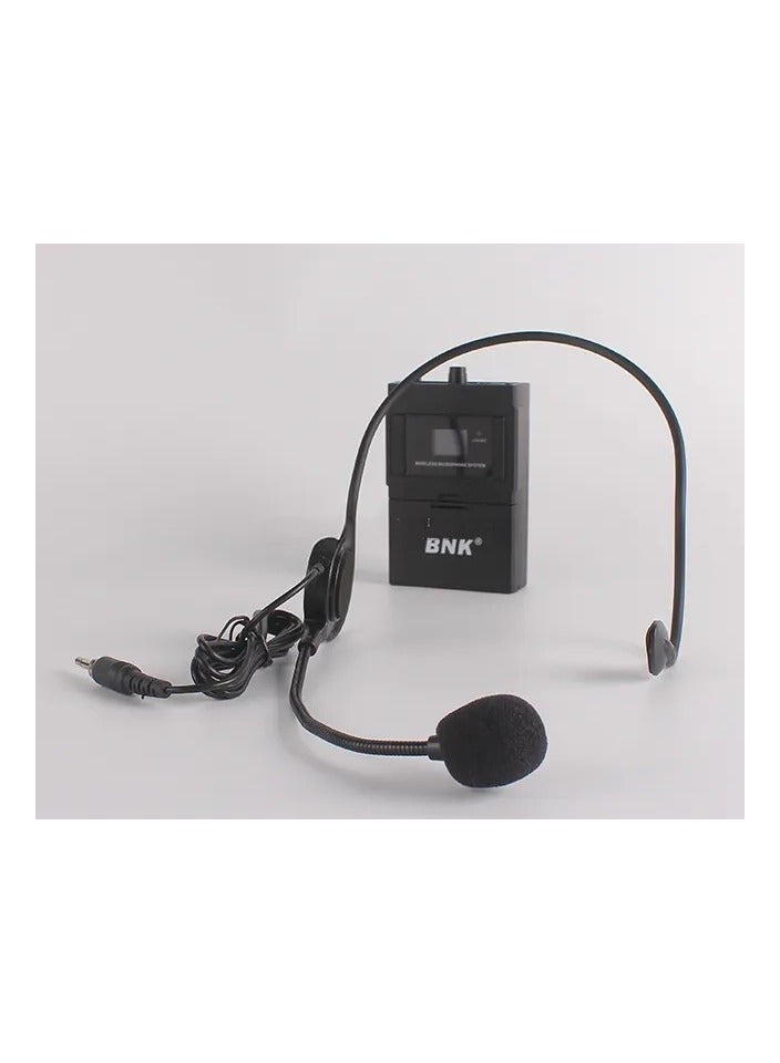 BNK Professional 2 Channel VHF Wireless Microphone System Includes 2 Lapel Microphones with Transmitter for Parties, Conferences, and Meetings - Image 2