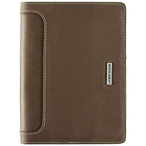 AT-A-GLANCE Day Runner Harrison Phone and Address Book, Directory, 5-1/2" x 8-1/2", Size 4, Brown (1124-0286) - Image 1