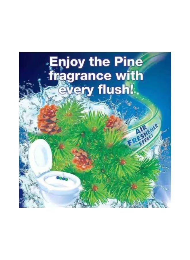 Dac Clean And Fresh Toilet Rim Block With Four Function Formula And Air Freshener Affect Pine - Image 3