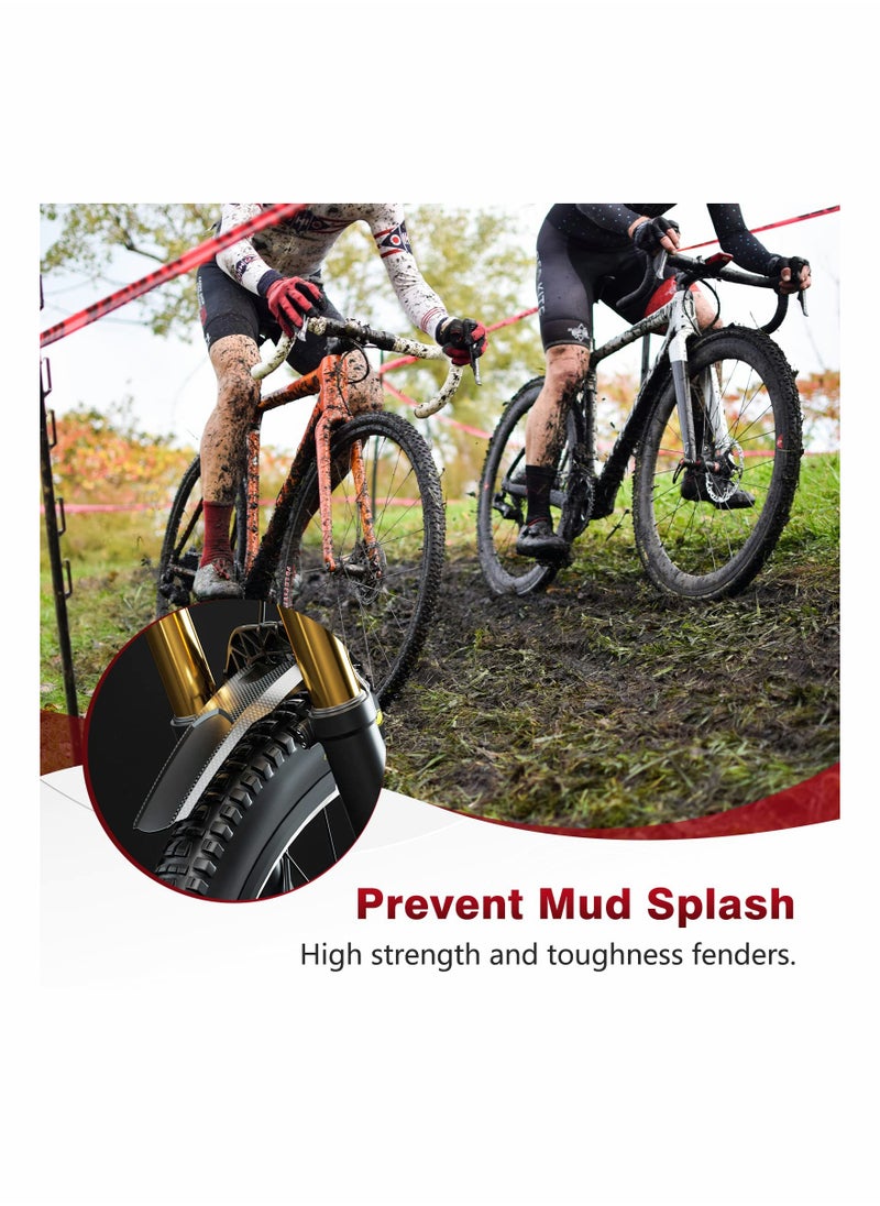 2PC Mountain Bike Fender Set - Carbon Fiber Pattern Front and Rear Mud Guards for Effective Splash Protection Against Water and Dirt on Your Mountain Bike. - pzsku/ZDEDAE3A5ACB7A7E300F3Z/45/_/1723097069/98c6d306-53a7-4844-8aae-71a9659b4d4e