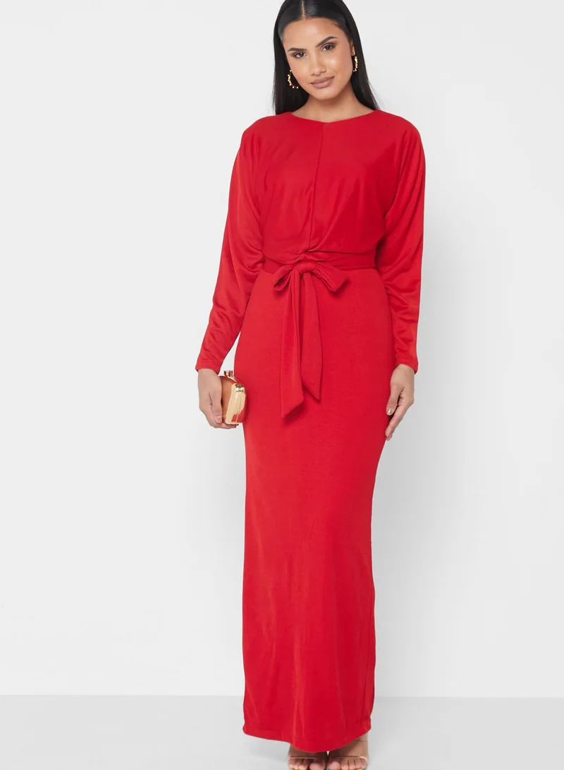 SIVVI for HANIYA Red Maxi Dress