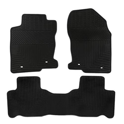 Matericuo Car Floor Mats Custom Fit for 20152021 Lexus NX300 NX300h NX200t Black Rubber Auto Liner Mats All Weather Protection Heavy Duty Odorless