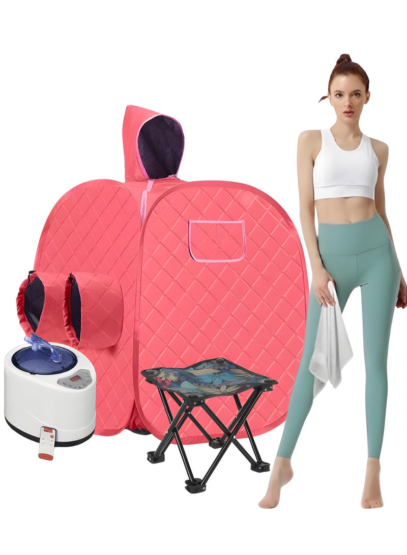 BIG MAX Sauna, Steam Sauna, Portable Sauna, Home Sauna Tent with 2L Steamer (Steam Detox) for Gym, Yoga, Pilates, Hot Tub, Home spa - Image 1
