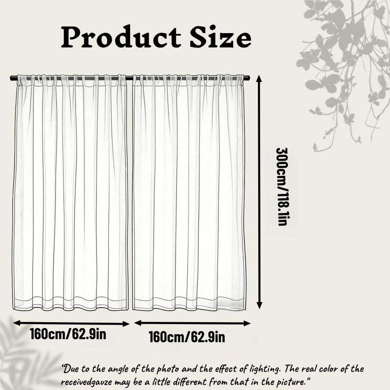 Warm Sunshine Honey Orange Polyester Mesh Fabric 2pc 118.1in 62.9in Durable Handcrafted - Image 3