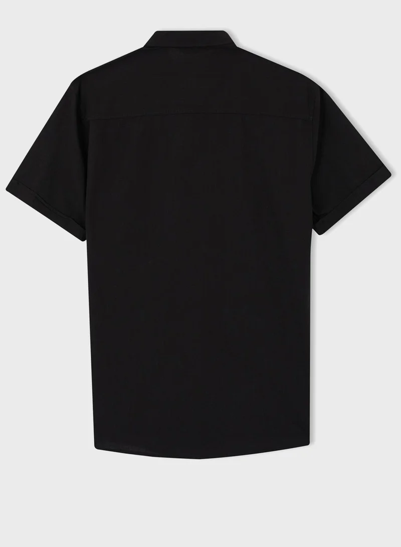 DeFacto Pocket Detail Slim Fit Shirt