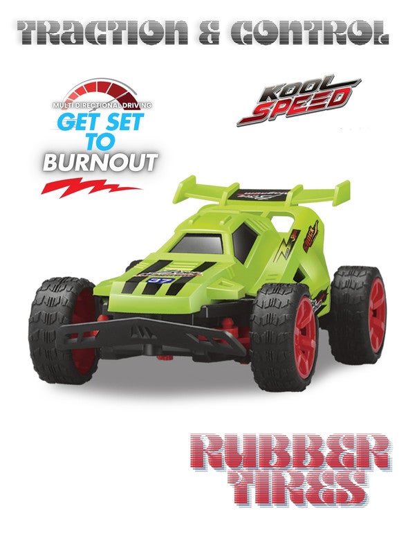 gearbox Kool Speed 1:24 R/C Dune Blasters Buggy Remote Control Off Road Toys For Kids  3 Years+ (Green) - Image 4