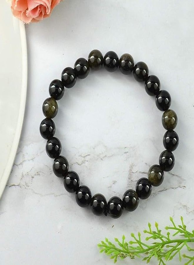 Anant Infinity Lab Certified Semi-Precious Bracelet | Unisex both for Men & Women | beads Stretchable Bracelet | Natural Crystal Healing Stone | Best for Gifting AI29 - Image 3