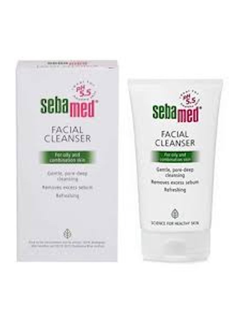 Sebamed منظف وجه لطيف للبشرة الحساسة للبشرة الدهنية والمختلطة 150 مل - Image 2