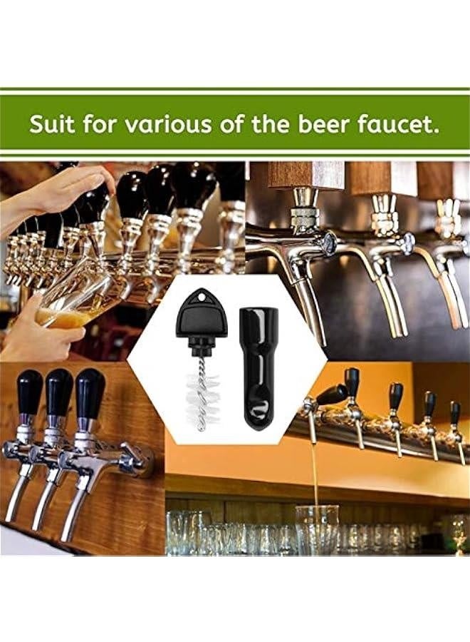 Faucet Spout washing Plug Brush Kit , 10 Pieces Faucet hat & Plug Brush , Beer Faucet Brush Plugs , Beer Faucet Tap washing Plug For Draft Beer Faucet hat , keg washing kit beer tap plug kegerator p - Image 5