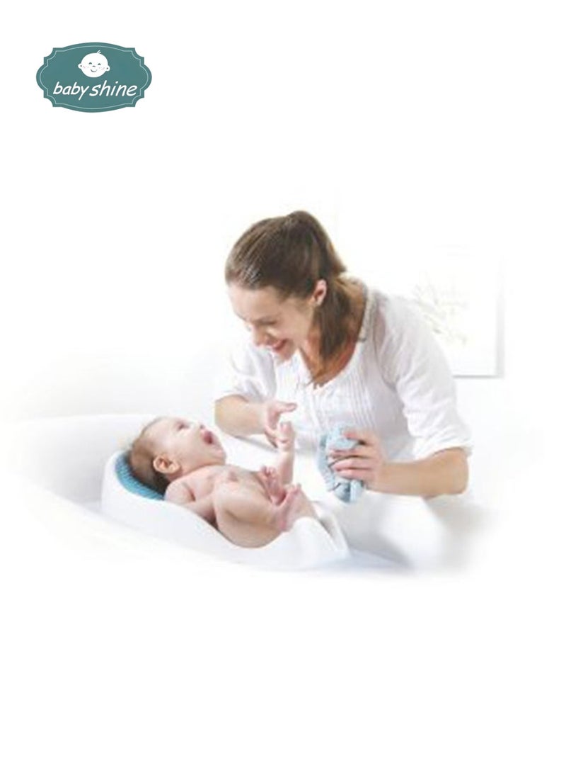 BabyShine Baby bathtub and waterproof slide for infant and newborn support - Image 5