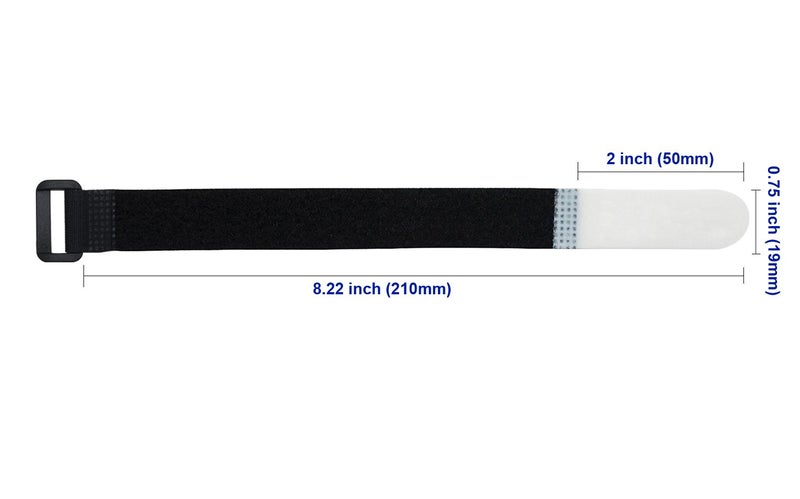 Mr-Label Unique Writable Cable Ties - Reusable Fastening Cable Straps - Identify Quickly Cable Labels - for Cord Management (20 Pcs Fastener) - Image 5