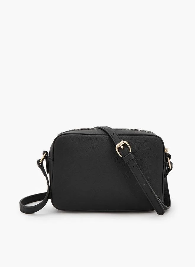 Flora Bella By Shoexpress BLACK Crossbody Bag With Adjustable Strap for Women | Best Price UAE
