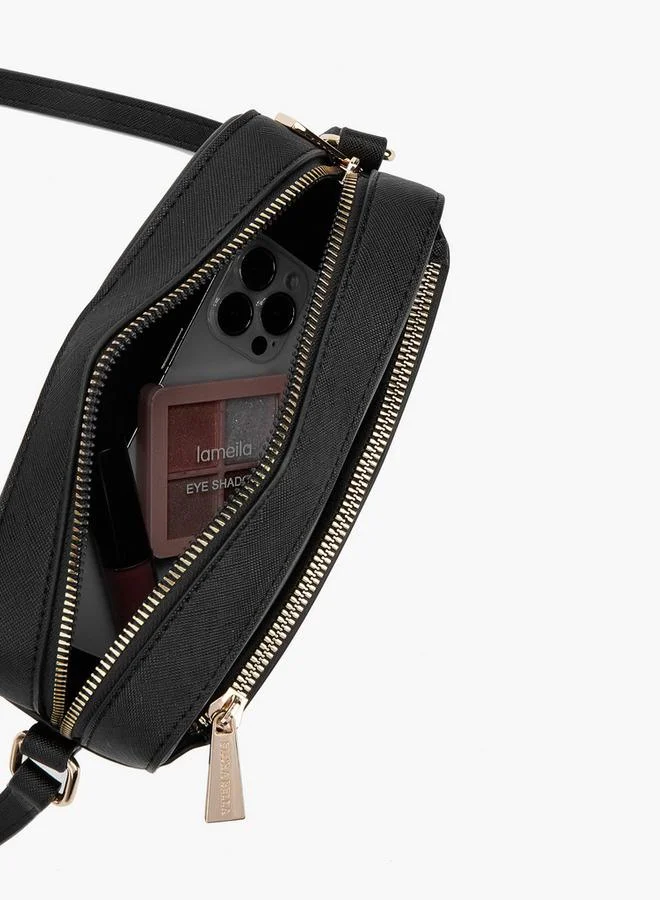 Flora Bella By Shoexpress BLACK Crossbody Bag With Adjustable Strap for Women | Best Price UAE