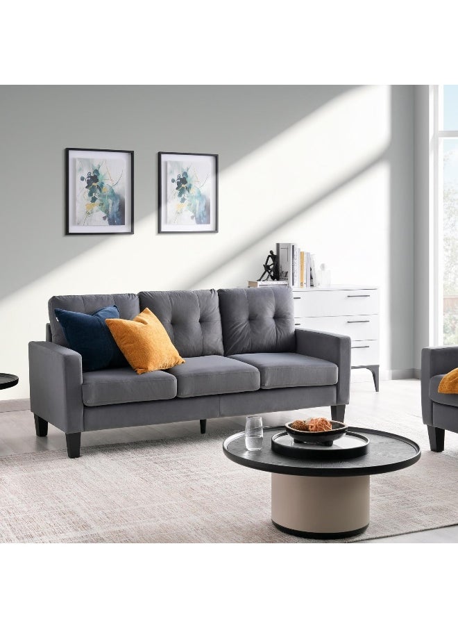 Albus 3 Seater Sofa- Dark Grey - pzsku/ZDEDC15E5DEA6990EE65CZ/45/_/1728553677/1593492f-30f0-463a-a887-0f3903aa4bd7