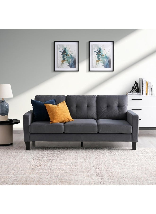 Albus 3 Seater Sofa- Dark Grey - pzsku/ZDEDC15E5DEA6990EE65CZ/45/_/1728553786/1369fdf1-abd5-4a66-8cd5-96c96c9839af