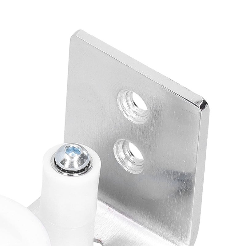 Heavy Duty Stainless Steel Barn Door Floor Roller Guide Kit With Ball Bearing Silver - Image 5