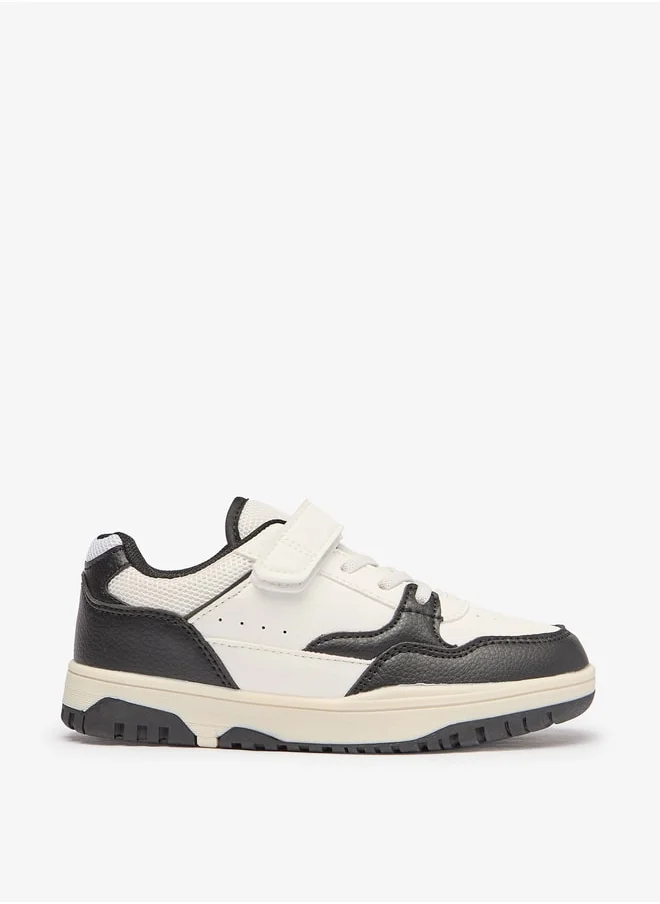 LBL by Shoexpress Boy's Panelled Shoes with Hook and Loop Closure