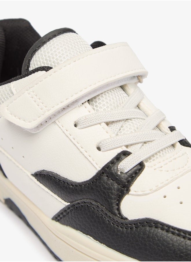 LBL by Shoexpress Boy's Panelled Shoes with Hook and Loop Closure  - Image 5